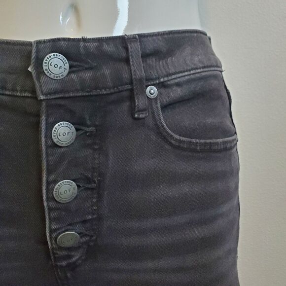 NEW LOFT Black High Waist Skinny Jeans - Picture 4 of 6